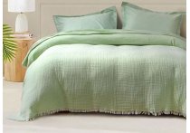 Покрывало Lotus Home - Napa muslin pistachio (Турция), 200 х 220 см